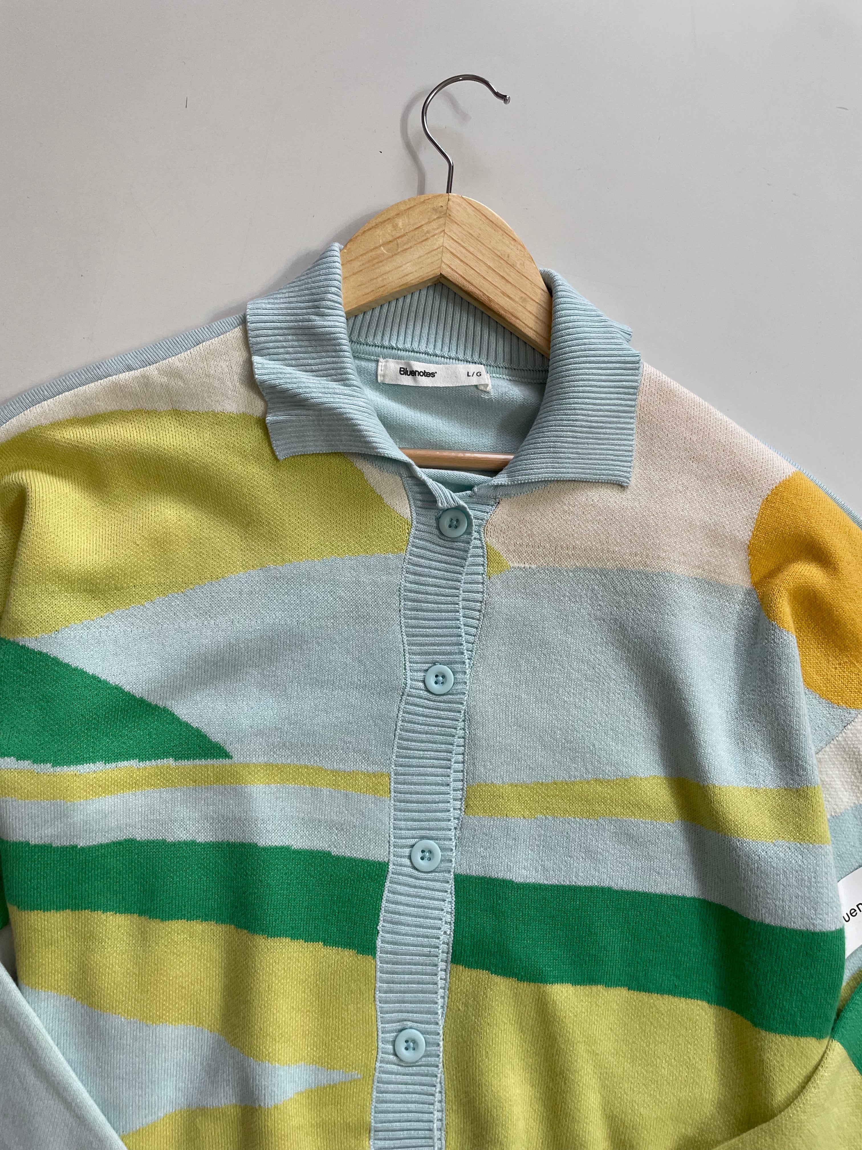 BLUENOTES SUNRISE LANDSCAPE SUPER DUPER SOFT CARDIGAN - Image 4