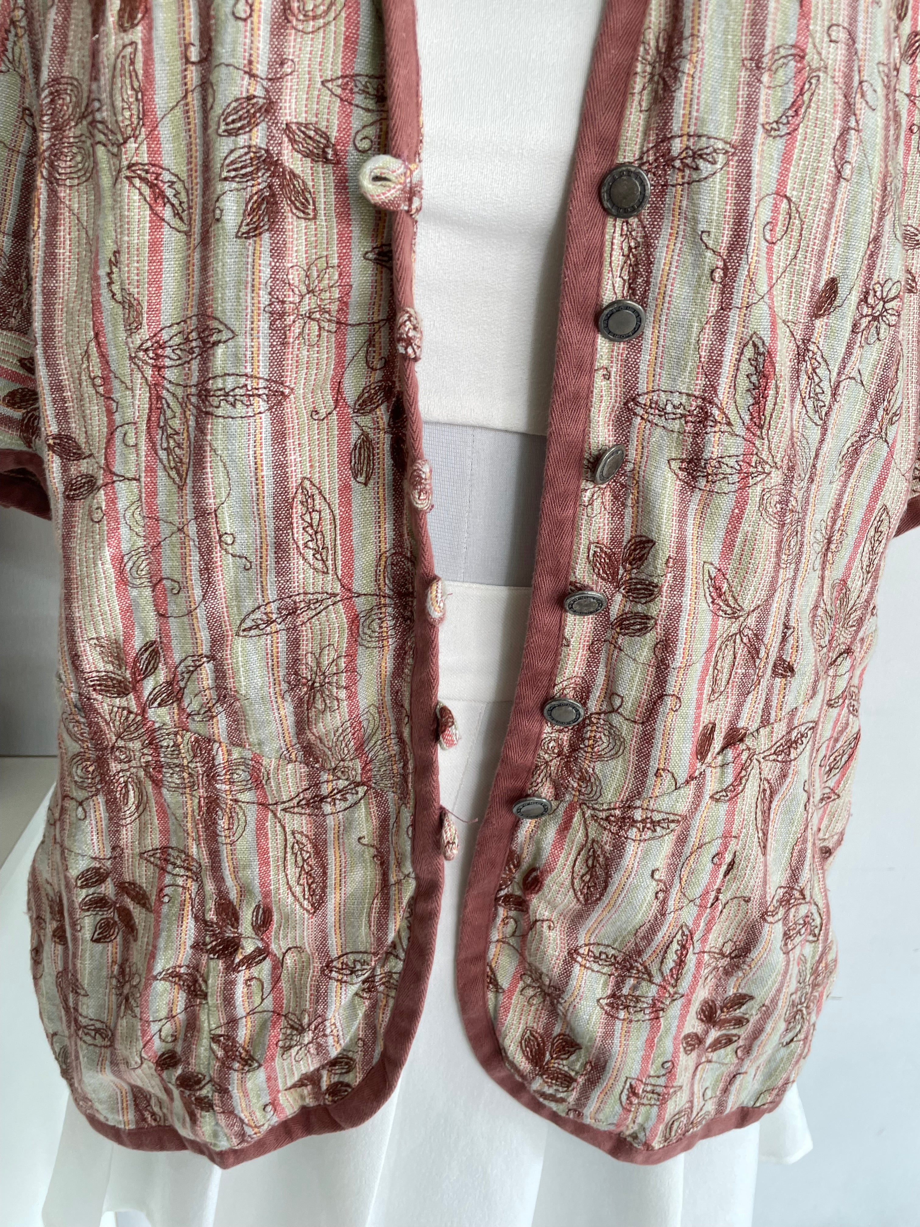 MULTIPLES EMBROIDERED BLAZER - BUST 42 - Image 3