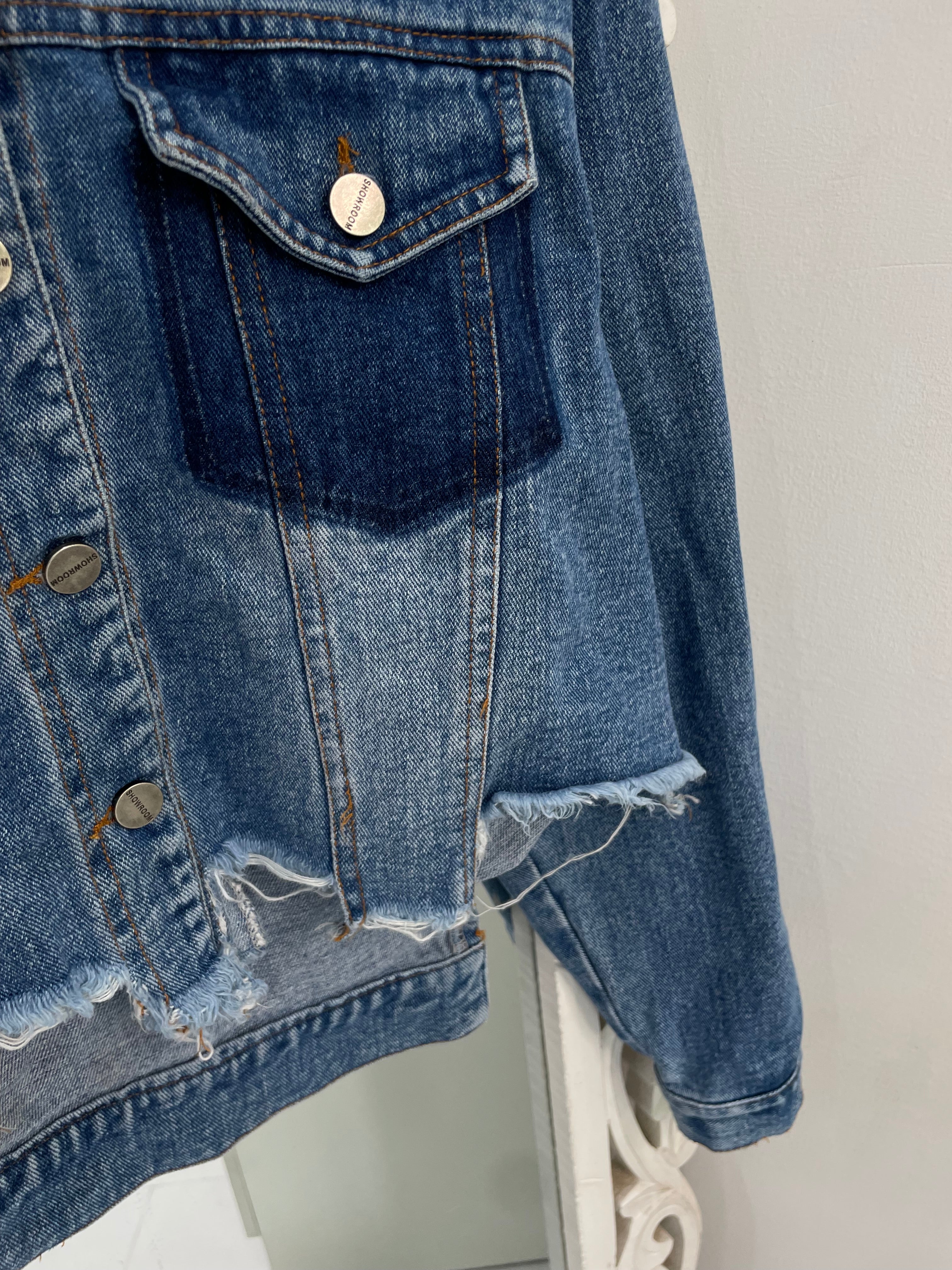 Snow Room Denim Jacket- Bust 38 - Image 3