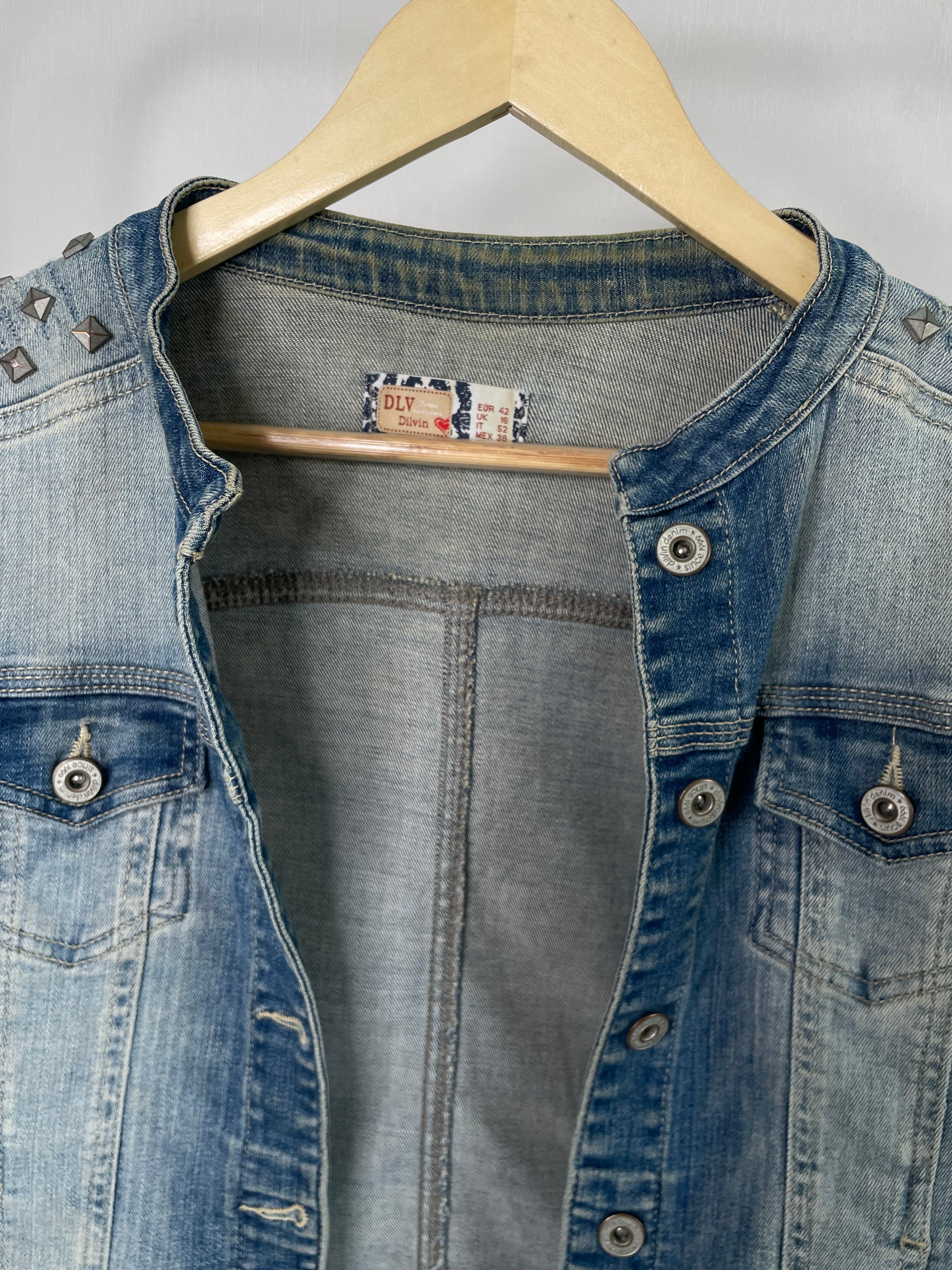 Denim Jacket-Bust 32 - Image 3