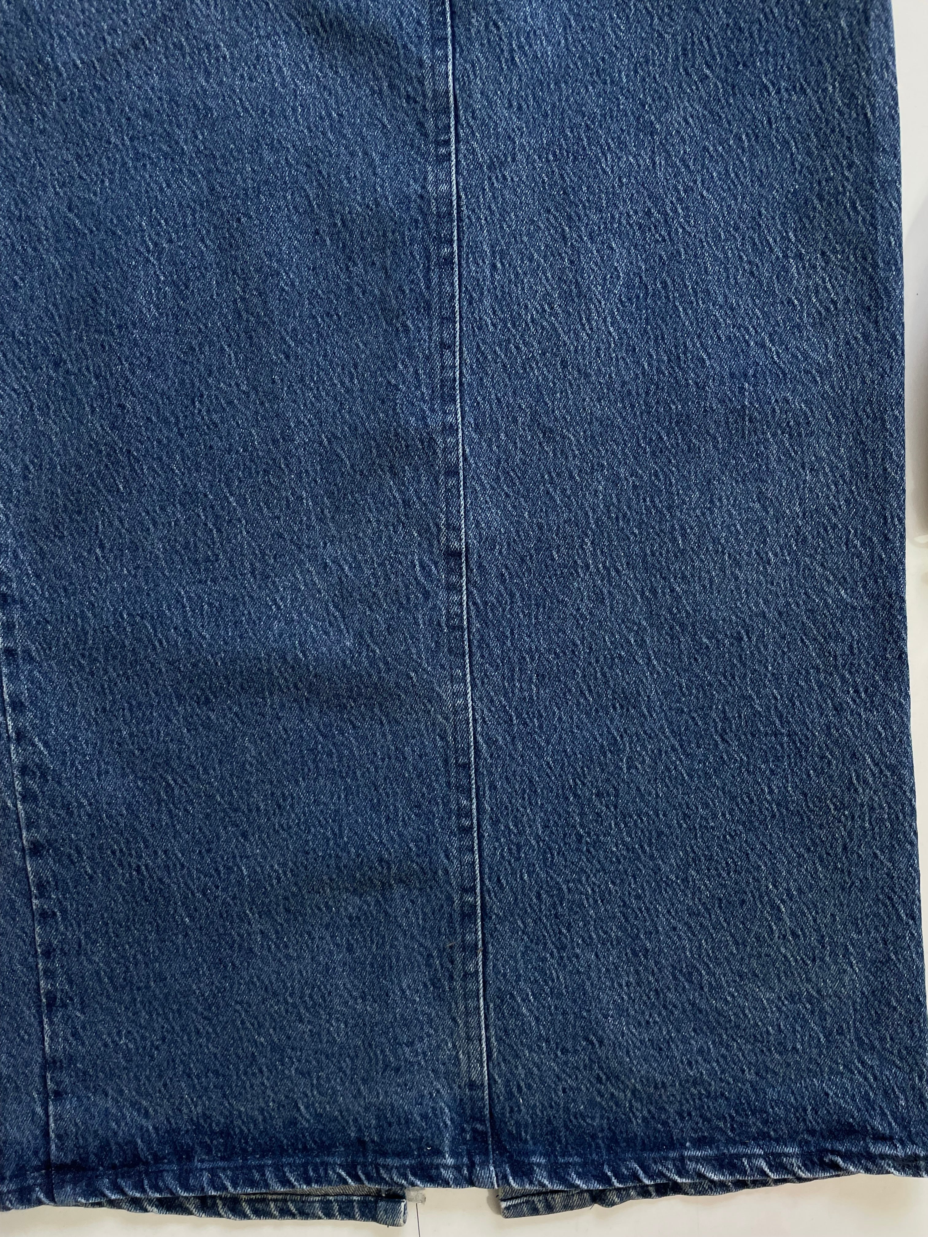 Wear Long Denim Skirt-Waist 26 - Image 3