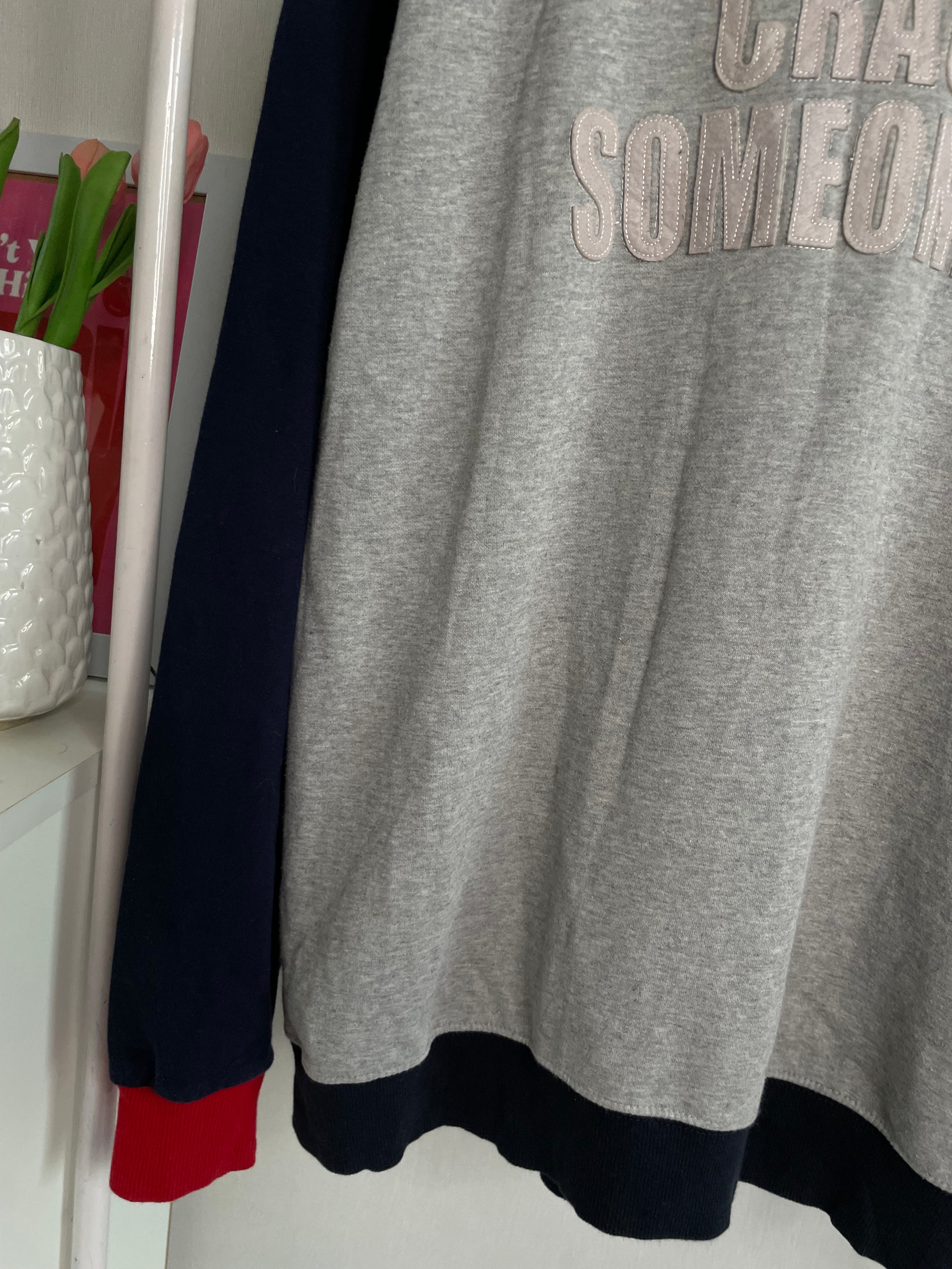 FLUKE TYPOGRAPHY TWO TONE SWEATSHIRT - BUST 42 - Image 3