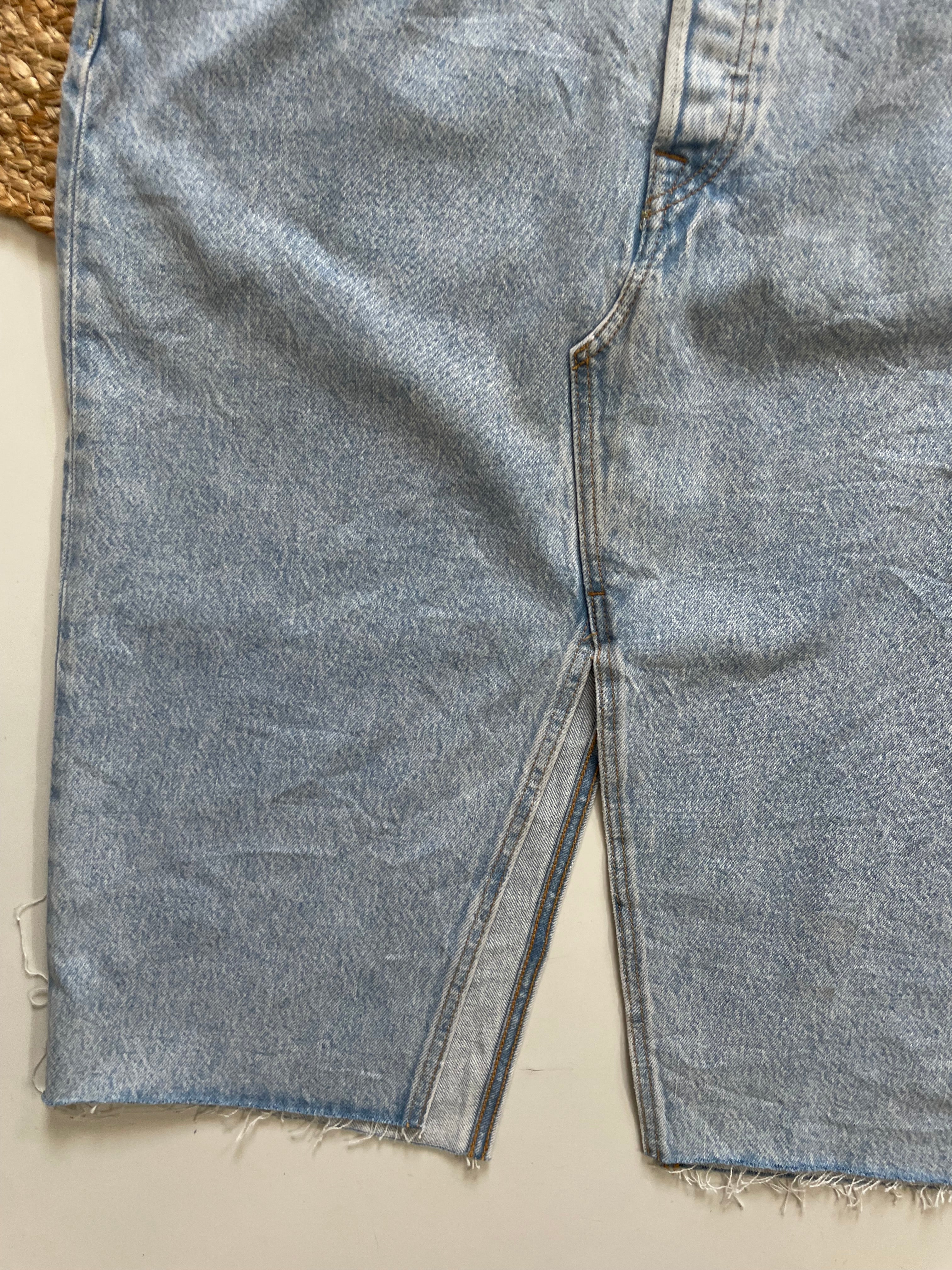 LEVI’S LONG DENIM SKIRT WAIST-34 - Image 3