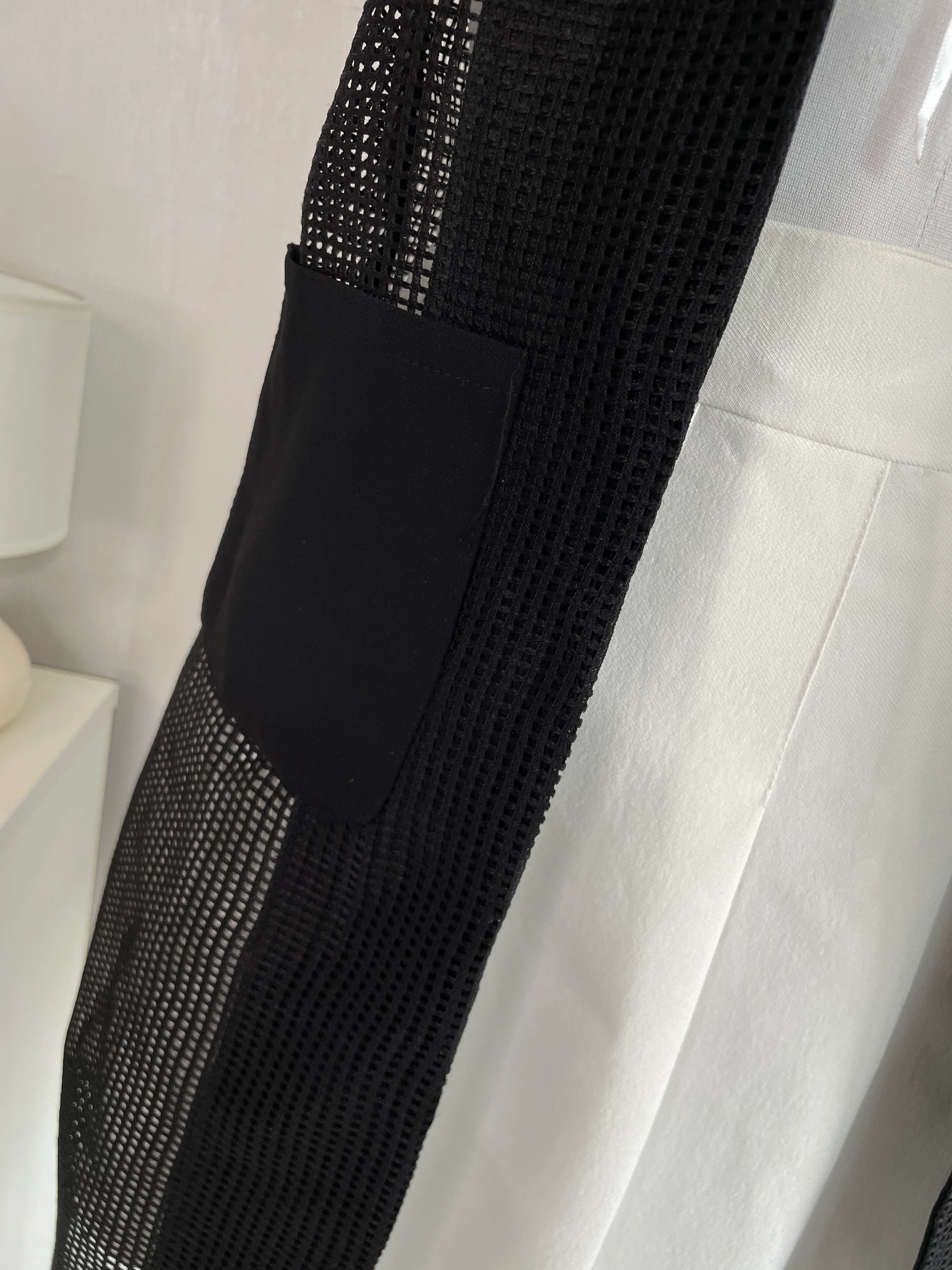 SOFT BLACK SHEER SLEEVELESS SHRUG - BUST 32 TO 34 - Image 3