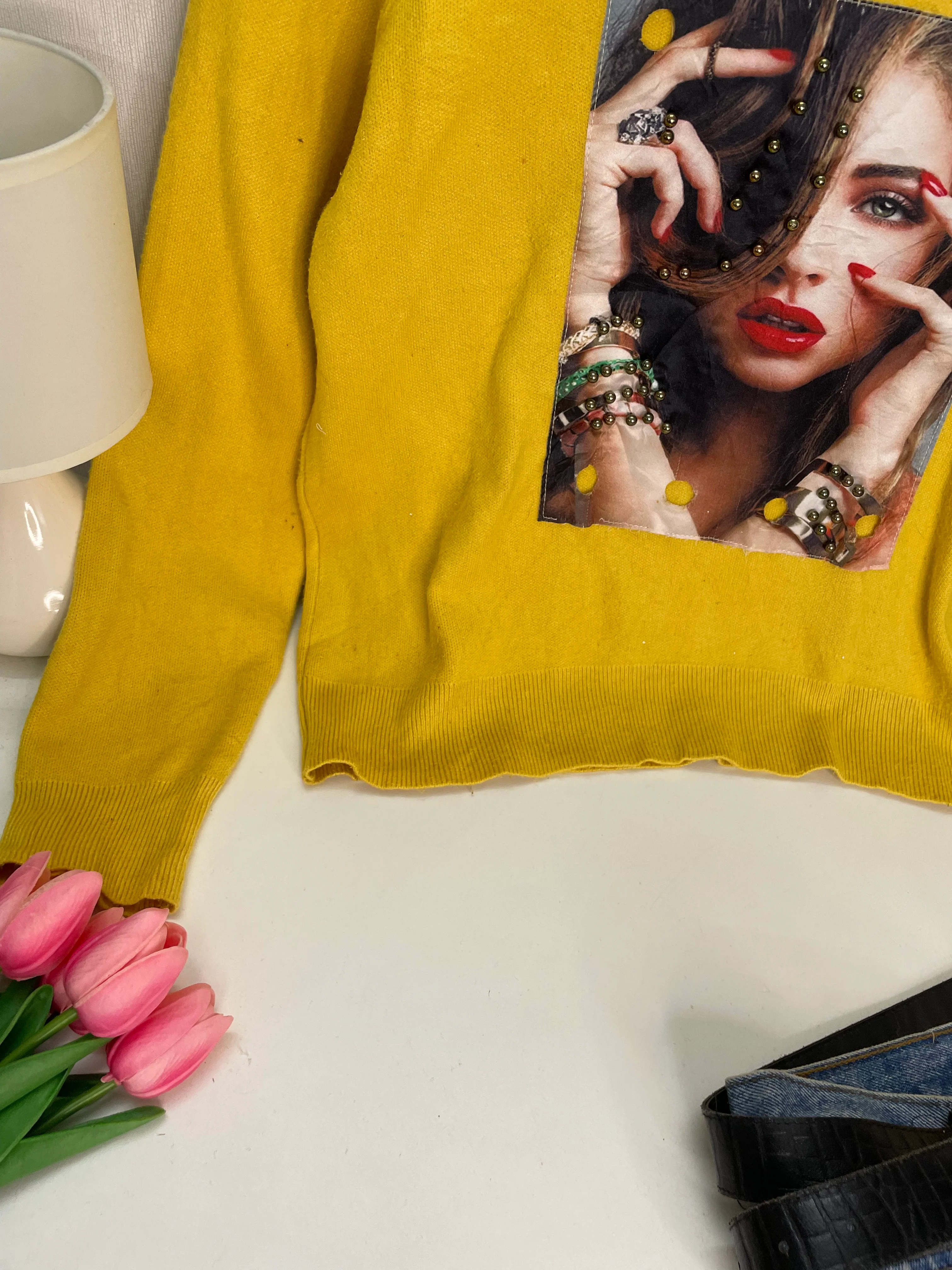 Yellow Soft Sweater - Bust 34 to 38 - Image 3