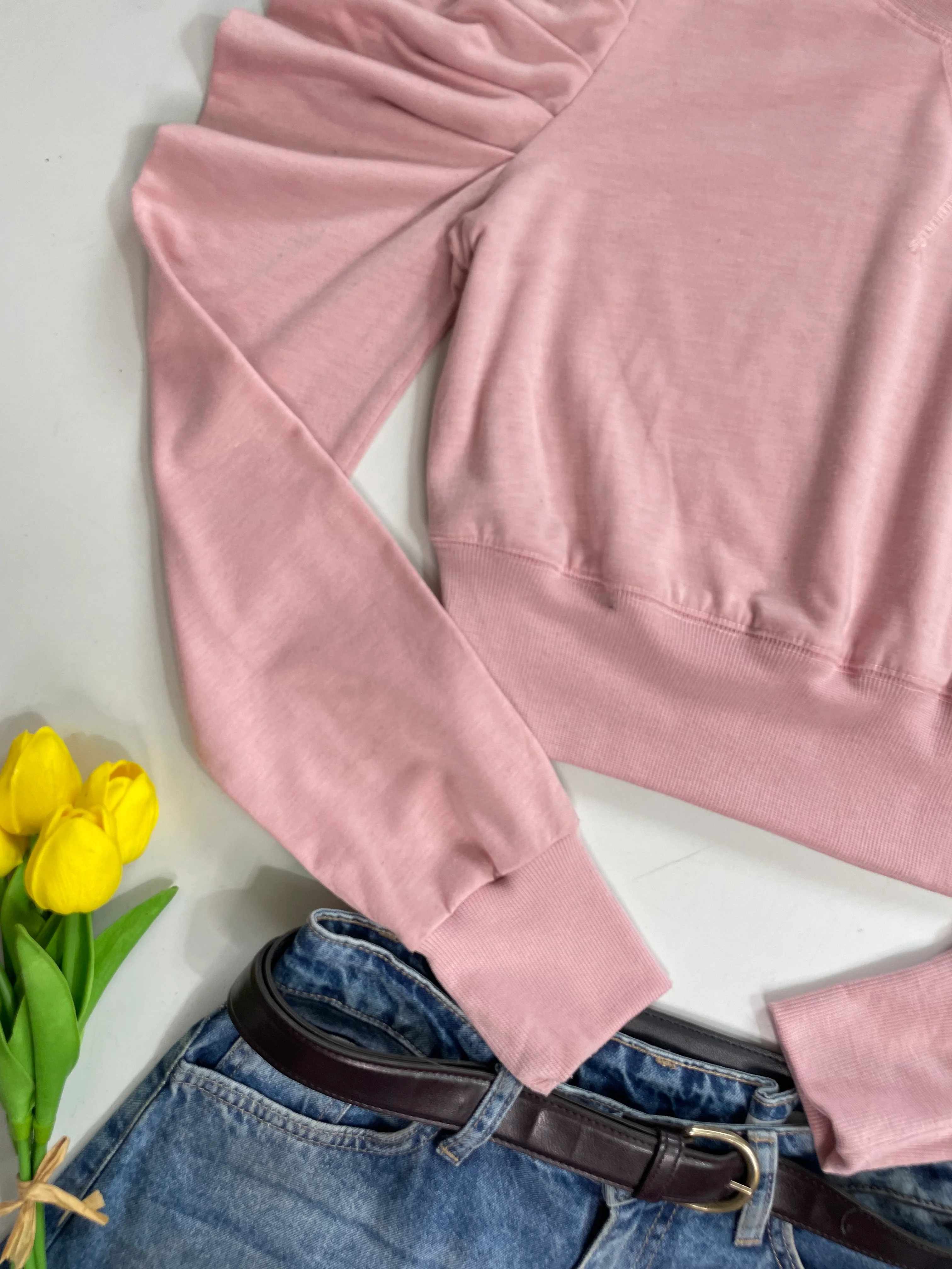 Fashionnova Baby Pink Pre Winter Top - Bust 36 to 38 - Image 3